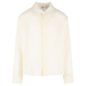 Sefr 'Ignacio' 'Cloud White' Cotton Shirt Men